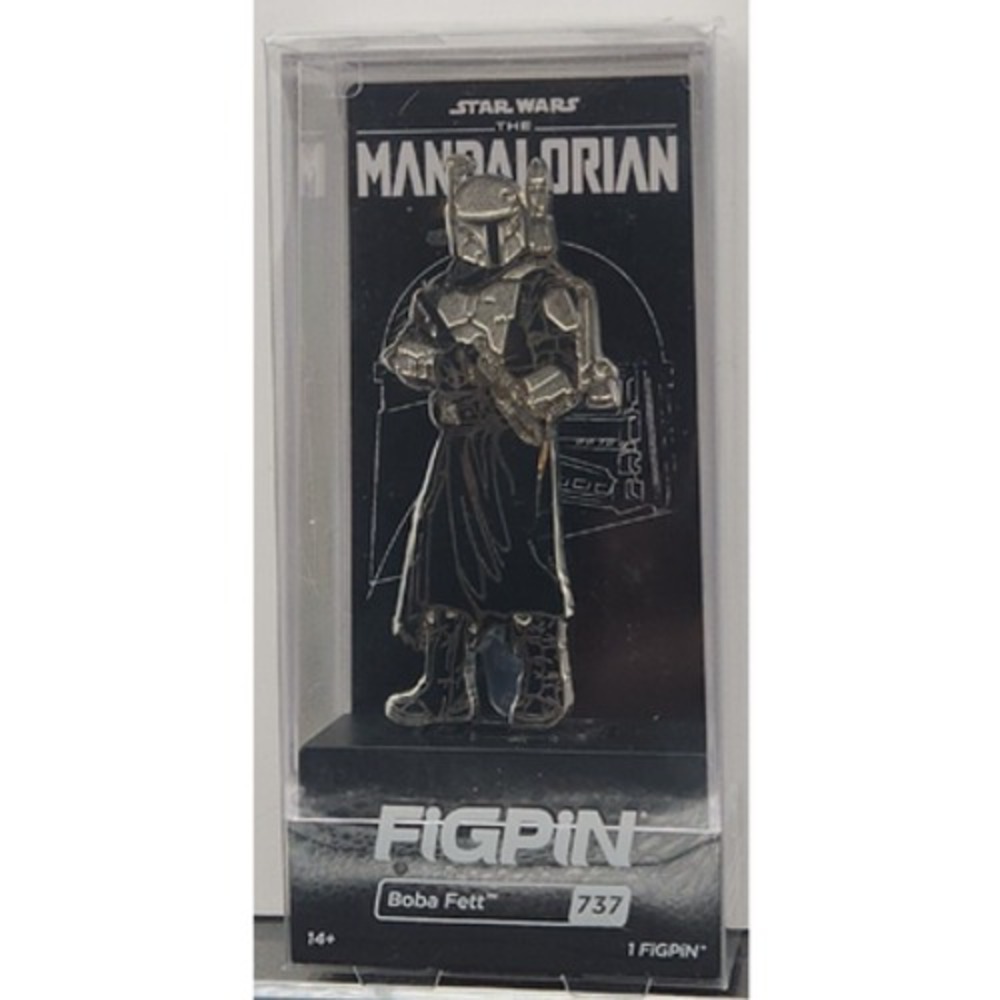 Star Wars The‎ Mandalorian Boba Fett FiGPiN 737 Collectible Enamel Pin FGP-0035